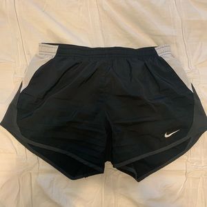 black nike athletic shorts!